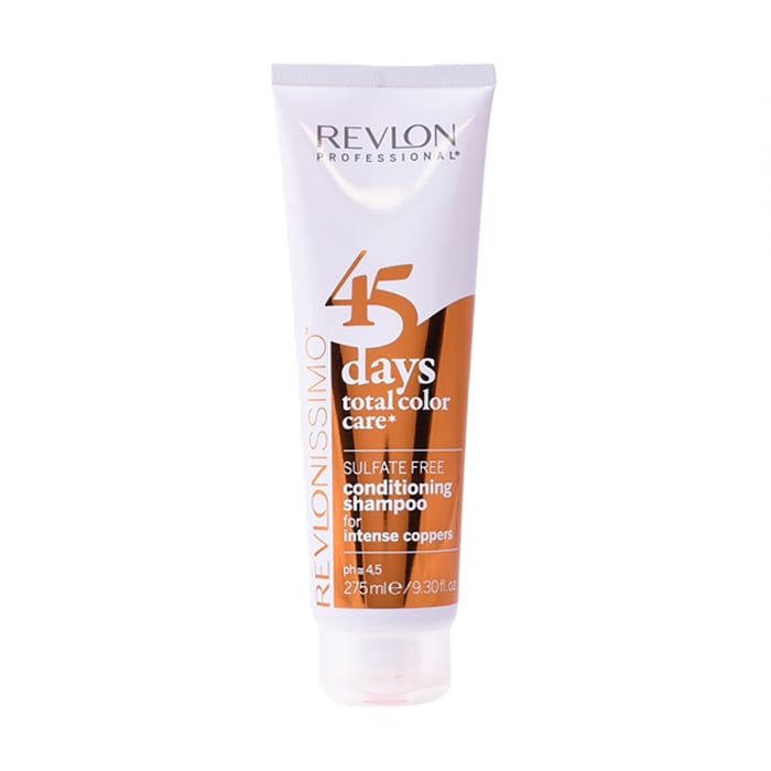 Шампунь-кондиціонер Revlon Professional Revlonissimo 45 Days Color Care Intense Coppers для мідного, рудого волосся, 275 мл
